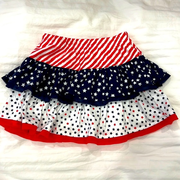Patriotic USA 3 Tier Ruffle Skirt size:3T - Picture 1 of 7